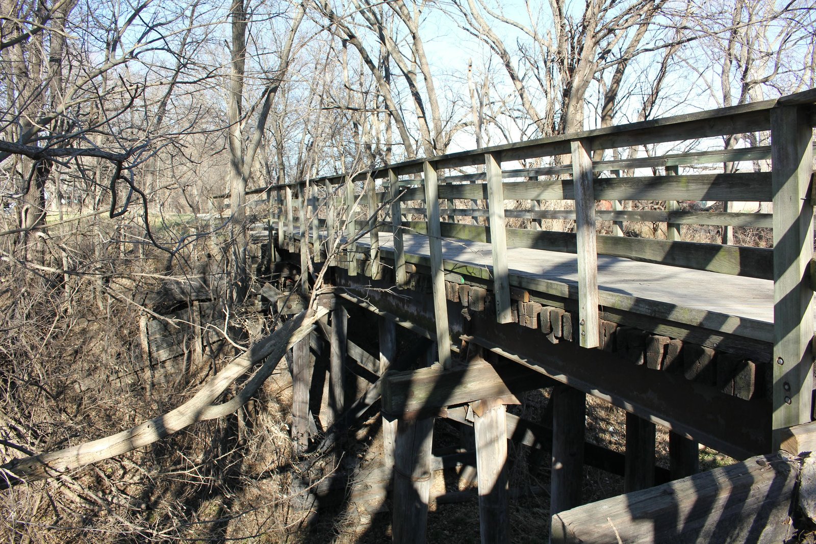 Looking north (railroad west)